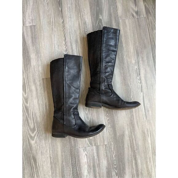 Frye Melissa black leather boots Size 8.5 - Picture 2 of 12